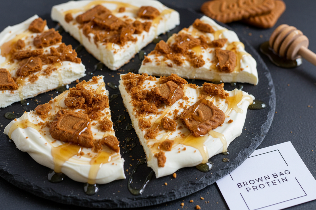 Biscoff Protein Yogurt Bark