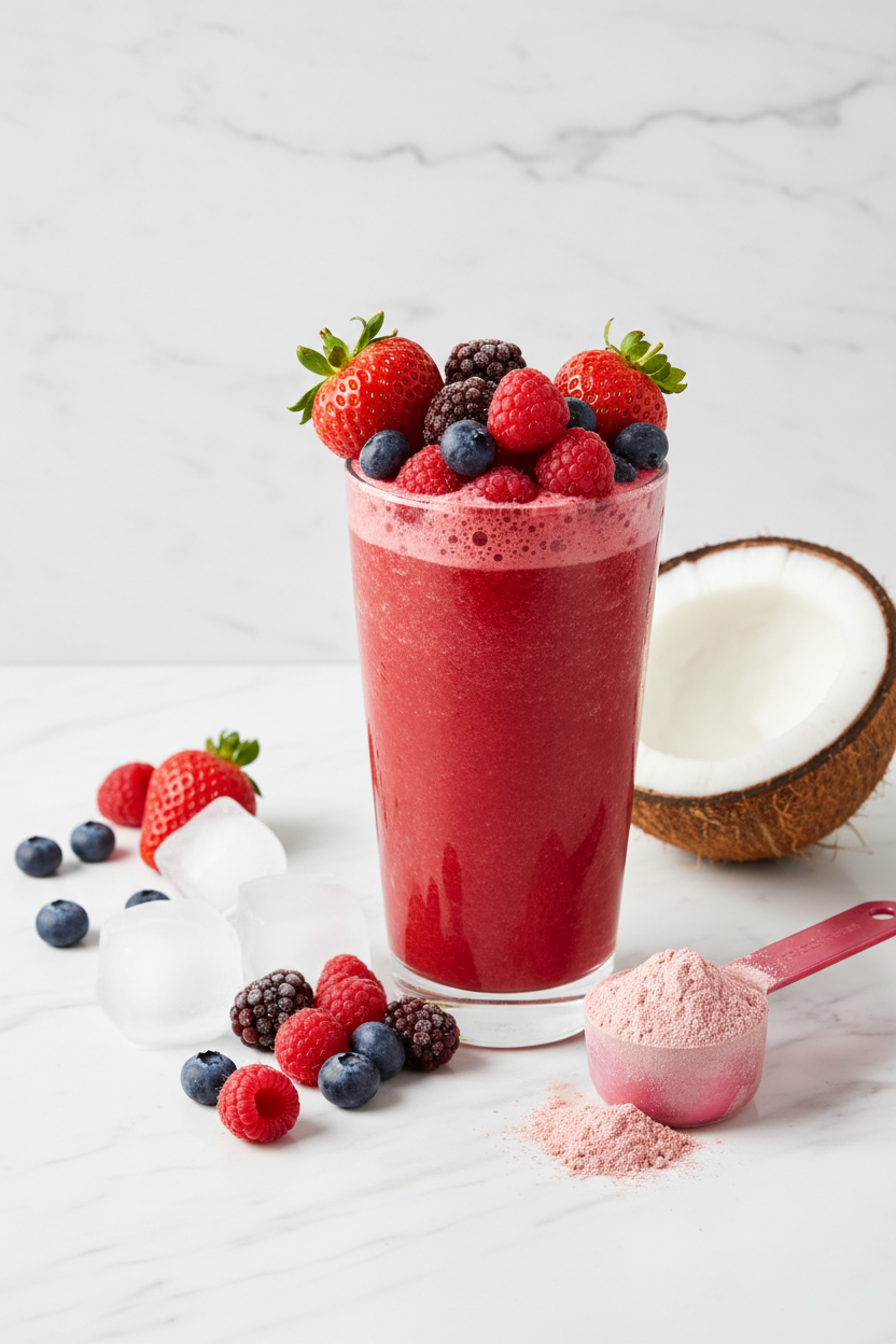 Post-Workout Fruit Punch Smoothie