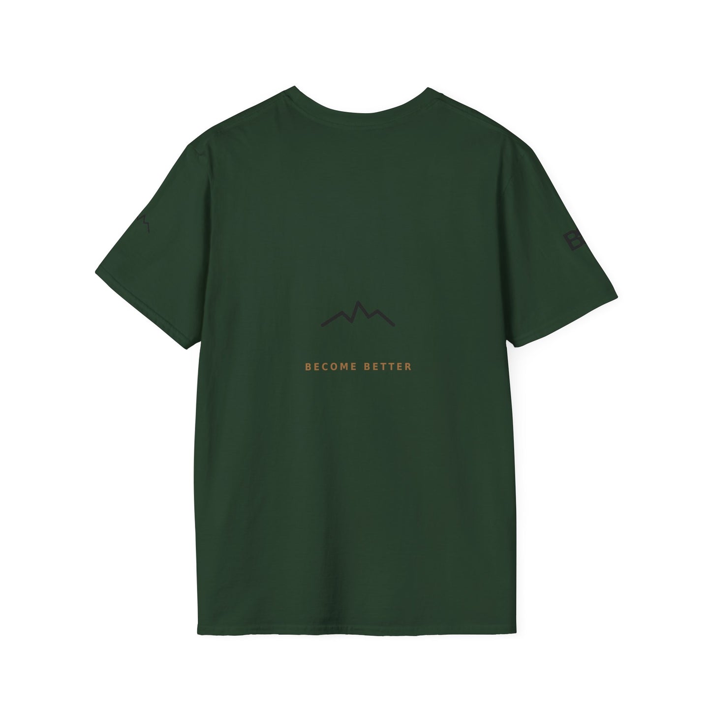 Minimal Mountain Logo T-Shirt — 'brownbag' Chest Graphic