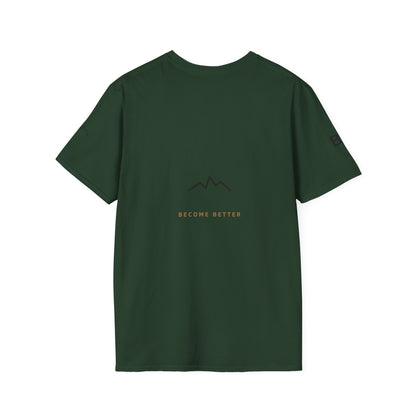 Minimal Mountain Logo T-Shirt — 'brownbag' Chest Graphic
