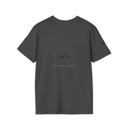Minimal Mountain Logo T-Shirt — 'brownbag' Chest Graphic