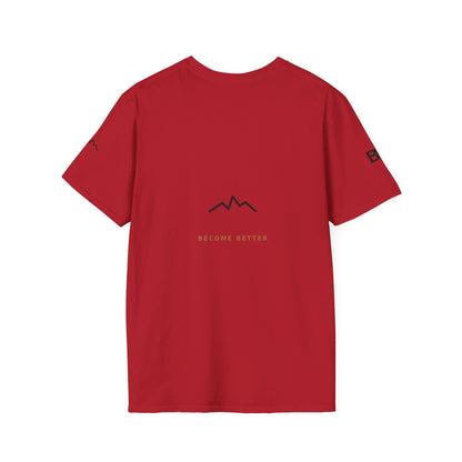 Minimal Mountain Logo T-Shirt — 'brownbag' Chest Graphic
