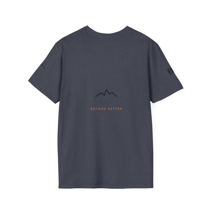 Minimal Mountain Logo T-Shirt — 'brownbag' Chest Graphic