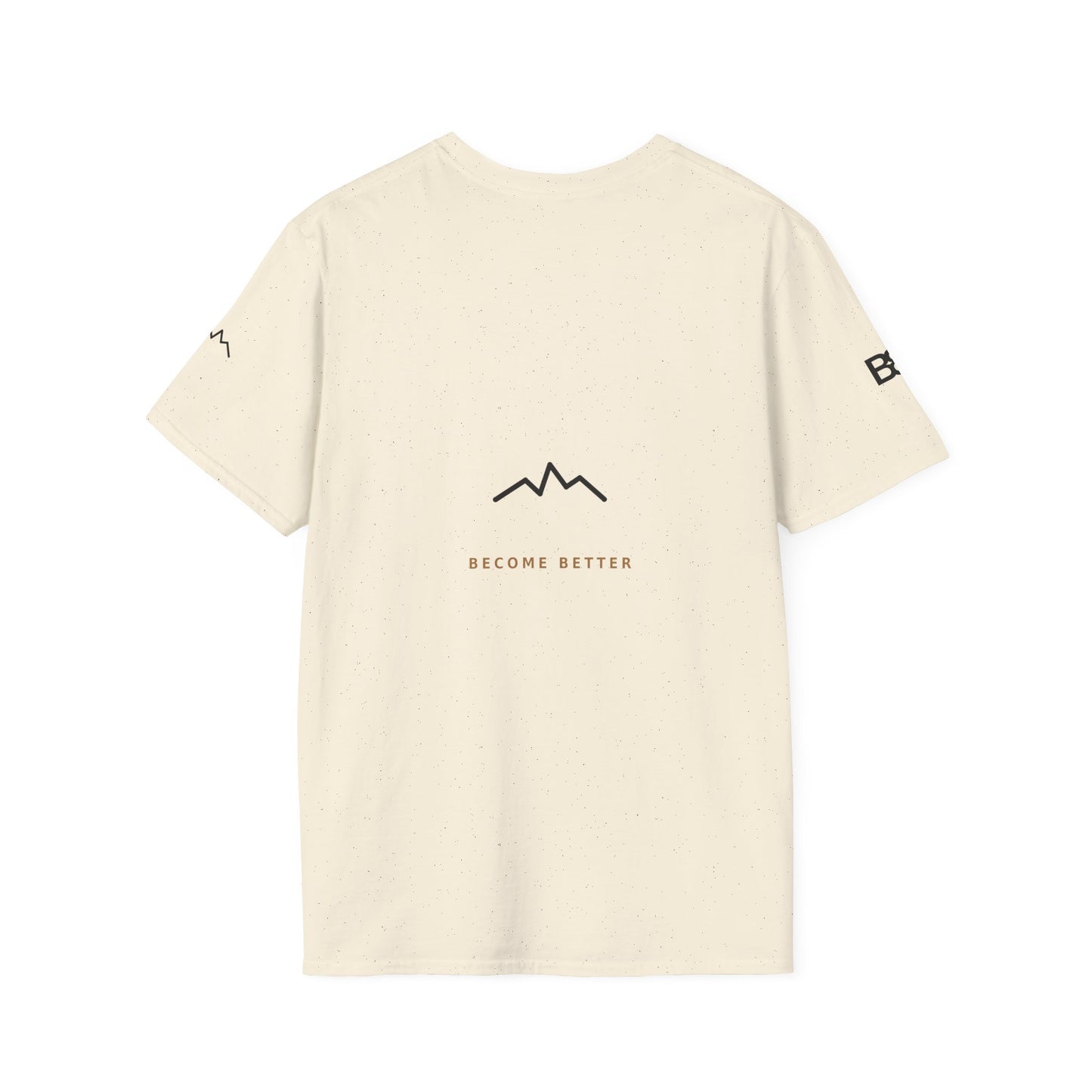 Minimal Mountain Logo T-Shirt — 'brownbag' Chest Graphic