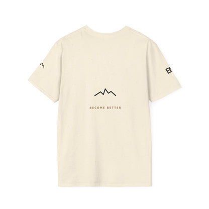 Minimal Mountain Logo T-Shirt — 'brownbag' Chest Graphic