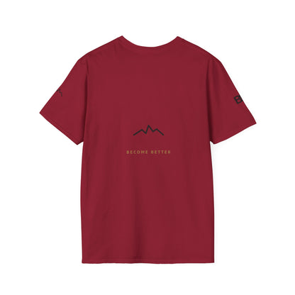 Minimal Mountain Logo T-Shirt — 'brownbag' Chest Graphic