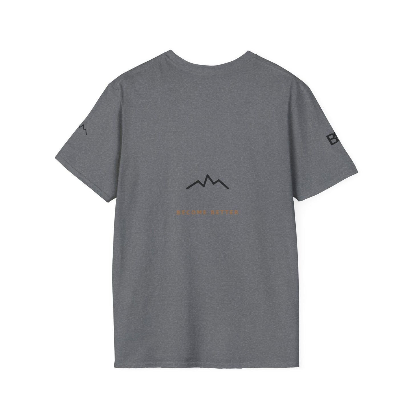 Minimal Mountain Logo T-Shirt — 'brownbag' Chest Graphic