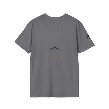 Minimal Mountain Logo T-Shirt — 'brownbag' Chest Graphic