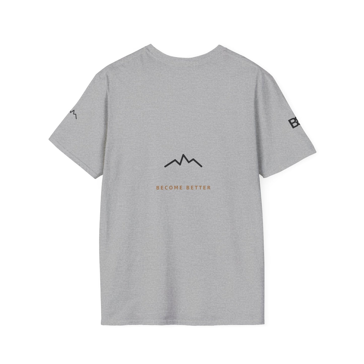 Minimal Mountain Logo T-Shirt — 'brownbag' Chest Graphic