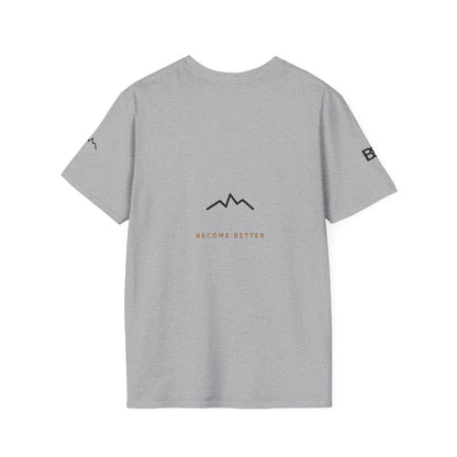 Minimal Mountain Logo T-Shirt — 'brownbag' Chest Graphic