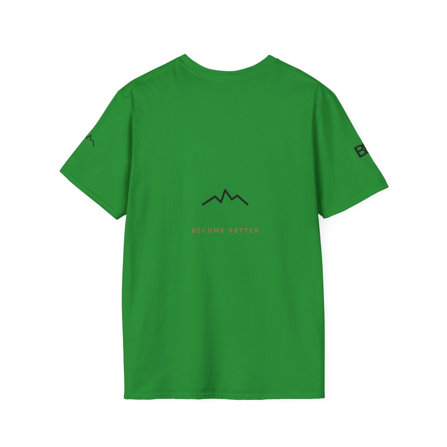 Minimal Mountain Logo T-Shirt — 'brownbag' Chest Graphic