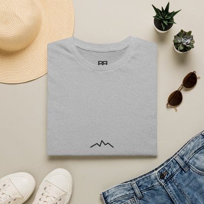 Minimal Mountain Logo T-Shirt — 'brownbag' Chest Graphic