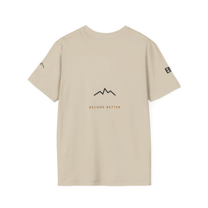 Minimal Mountain Logo T-Shirt — 'brownbag' Chest Graphic