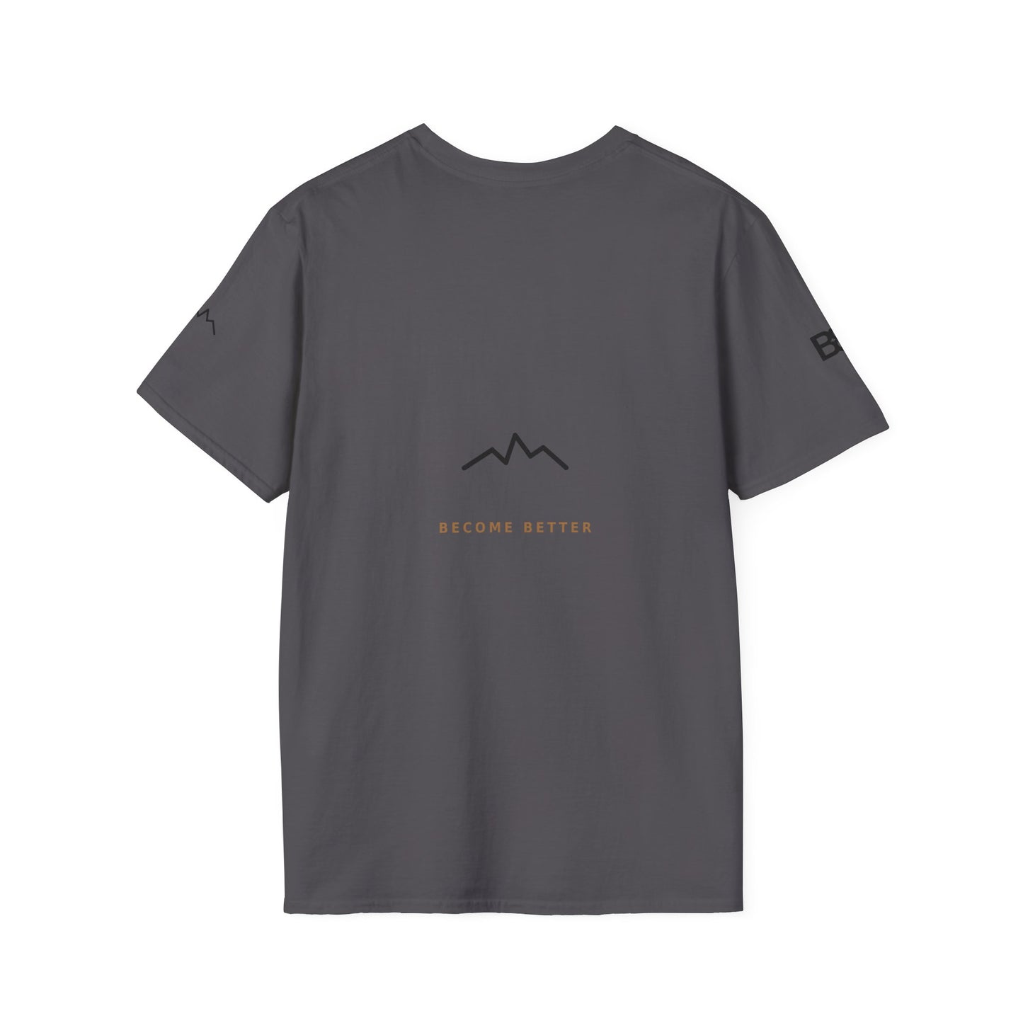 Minimal Mountain Logo T-Shirt — 'brownbag' Chest Graphic