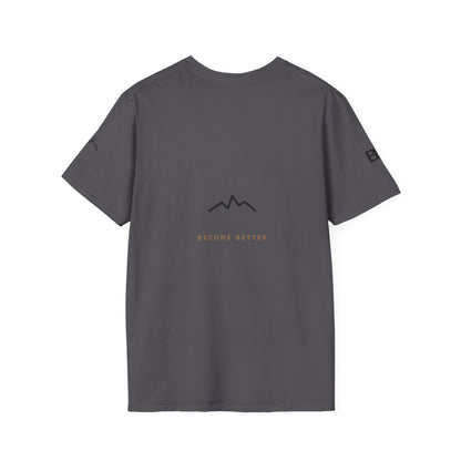 Minimal Mountain Logo T-Shirt — 'brownbag' Chest Graphic