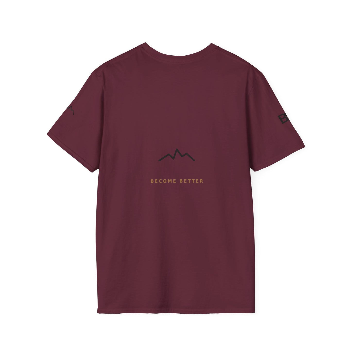 Minimal Mountain Logo T-Shirt — 'brownbag' Chest Graphic
