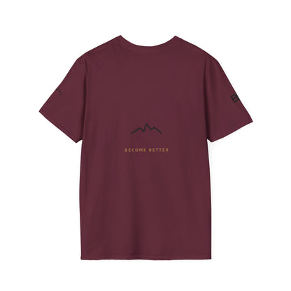 Minimal Mountain Logo T-Shirt — 'brownbag' Chest Graphic