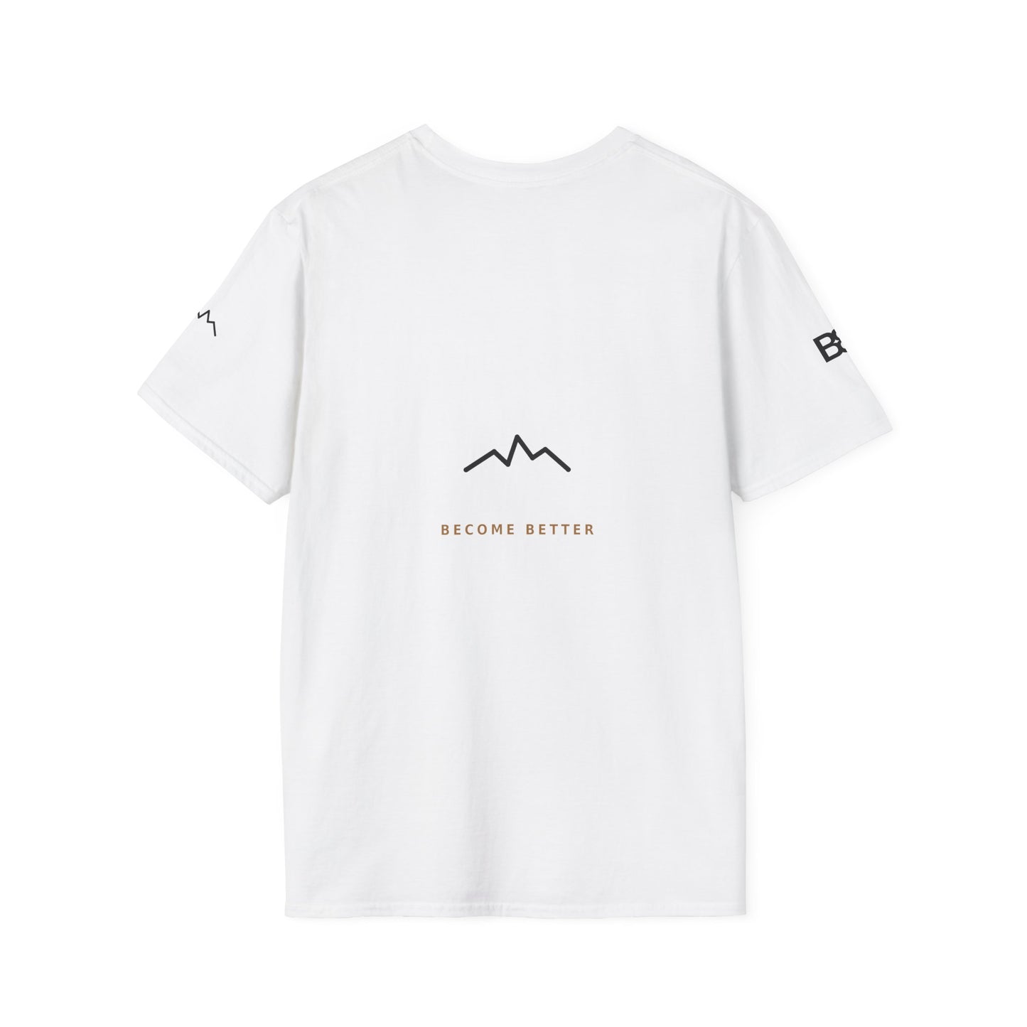 Minimal Mountain Logo T-Shirt — 'brownbag' Chest Graphic