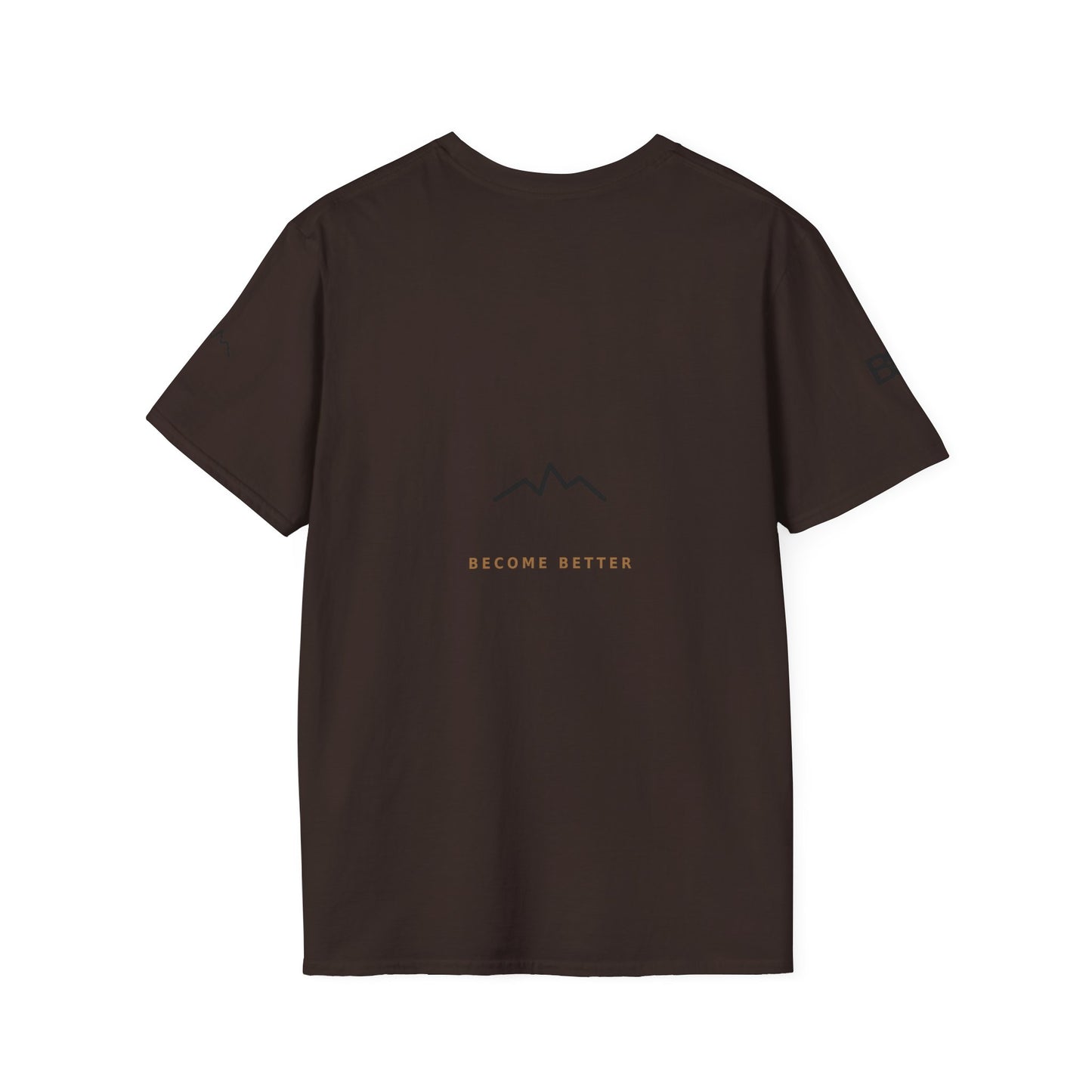 Minimal Mountain Logo T-Shirt — 'brownbag' Chest Graphic