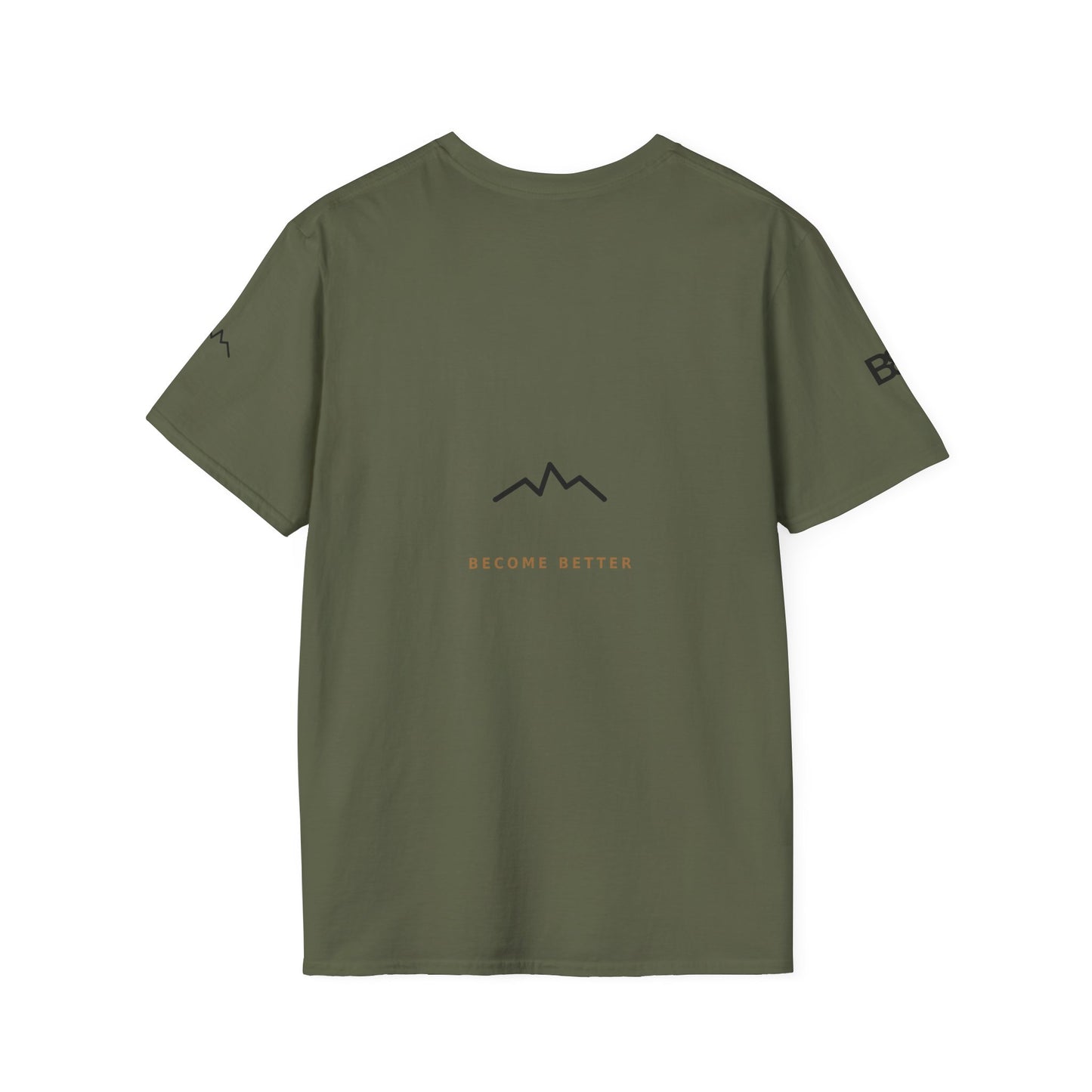 Minimal Mountain Logo T-Shirt — 'brownbag' Chest Graphic