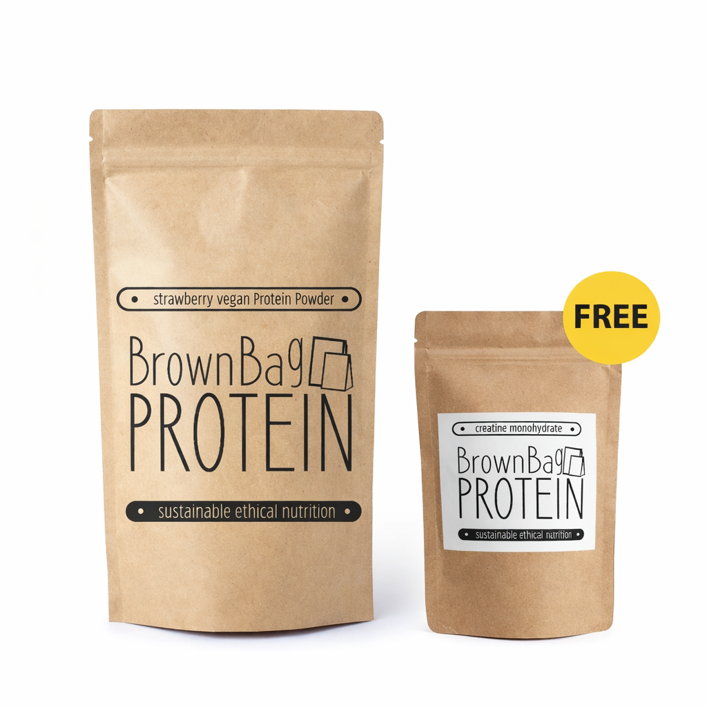 Strawberry Vegan Protein and FREE Creatine